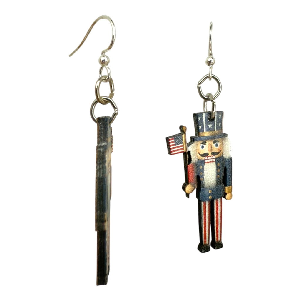 Patriotic Nutcracker Earrings #1881