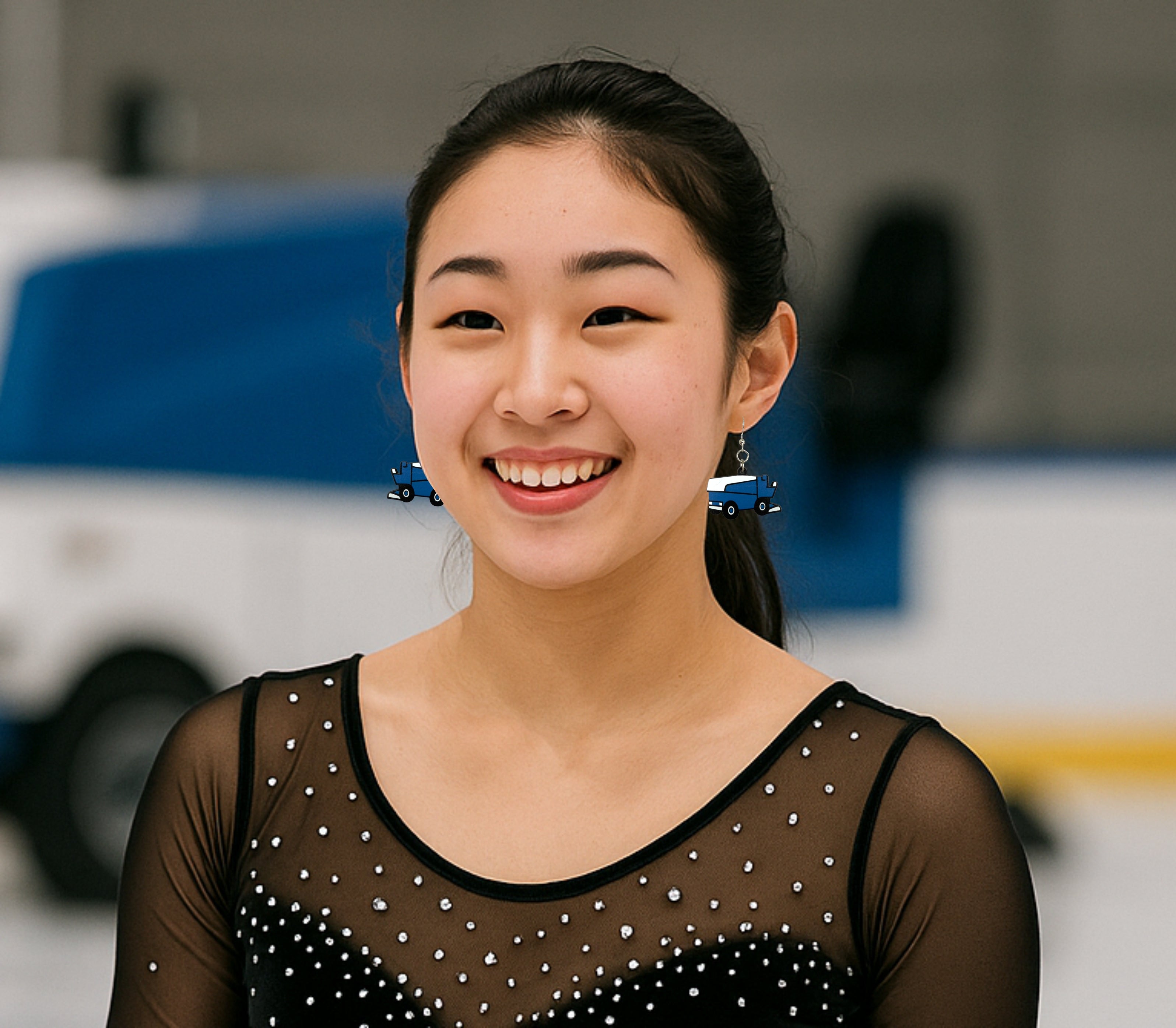 Zamboni Earrings #1885