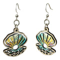 Pearl Clam Earrings #1890