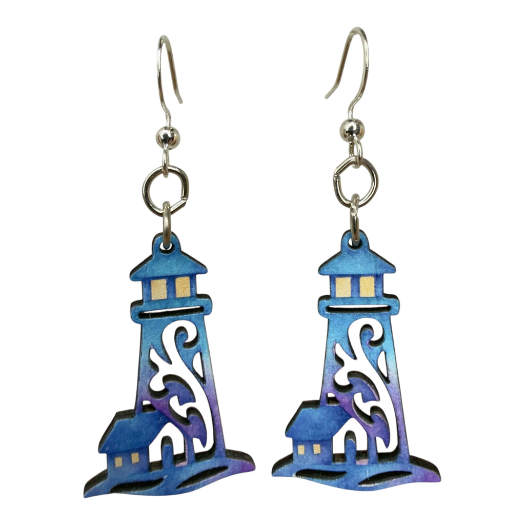 Midnight Lighthouse Earrings #1893