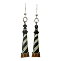 Hatter Lighthouse wood earrings
