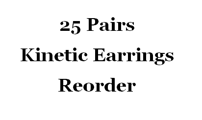 25 Green Tree Kinetic Earring Re-fill