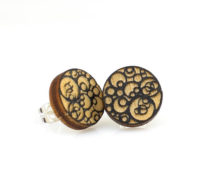 Circles in Circles Stud Earrings #3002