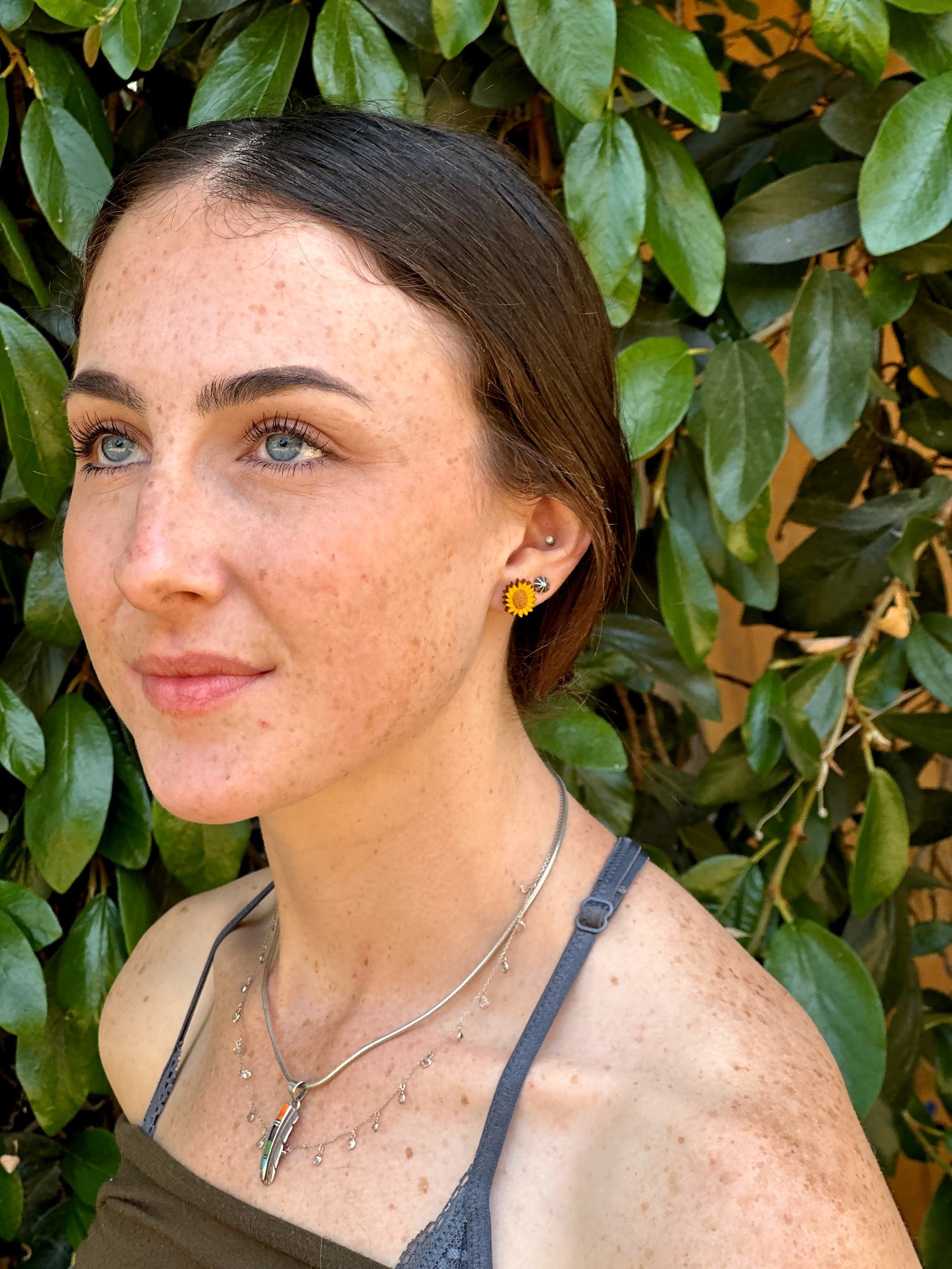 Sunflower Stud Earrings #3007