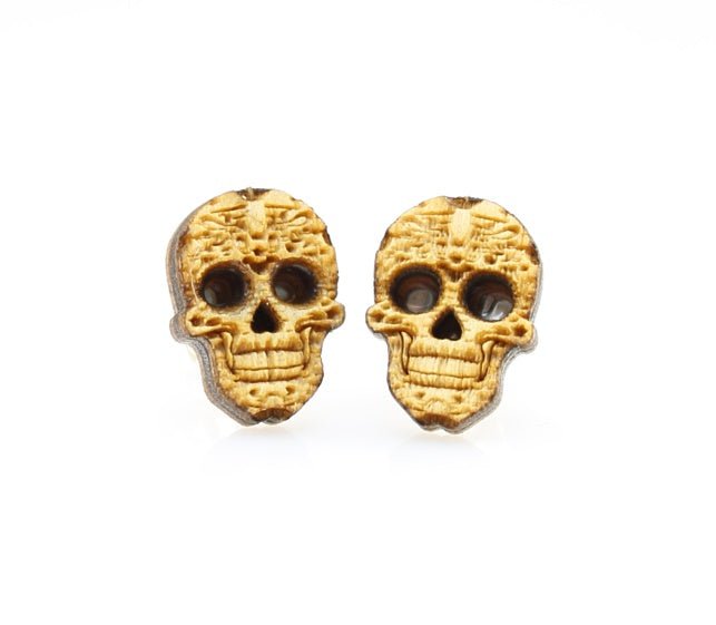 Sugar Skull Stud Earrings #3051