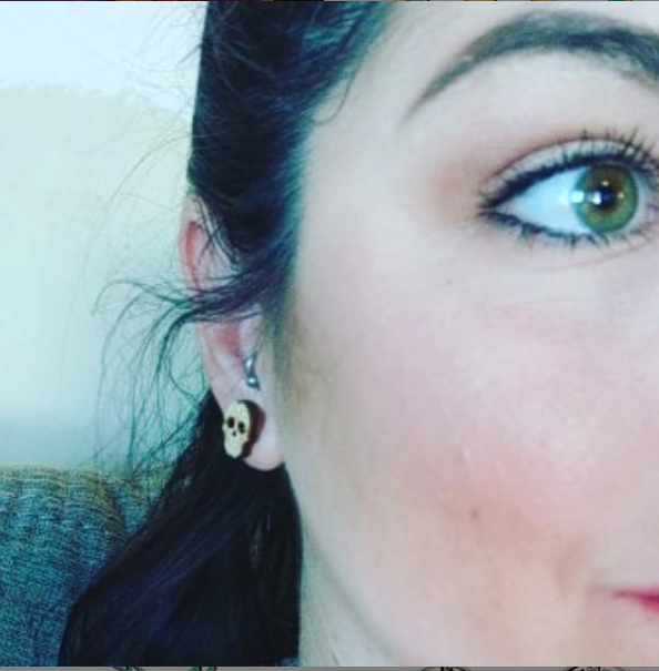 Sugar Skull Stud Earrings #3051
