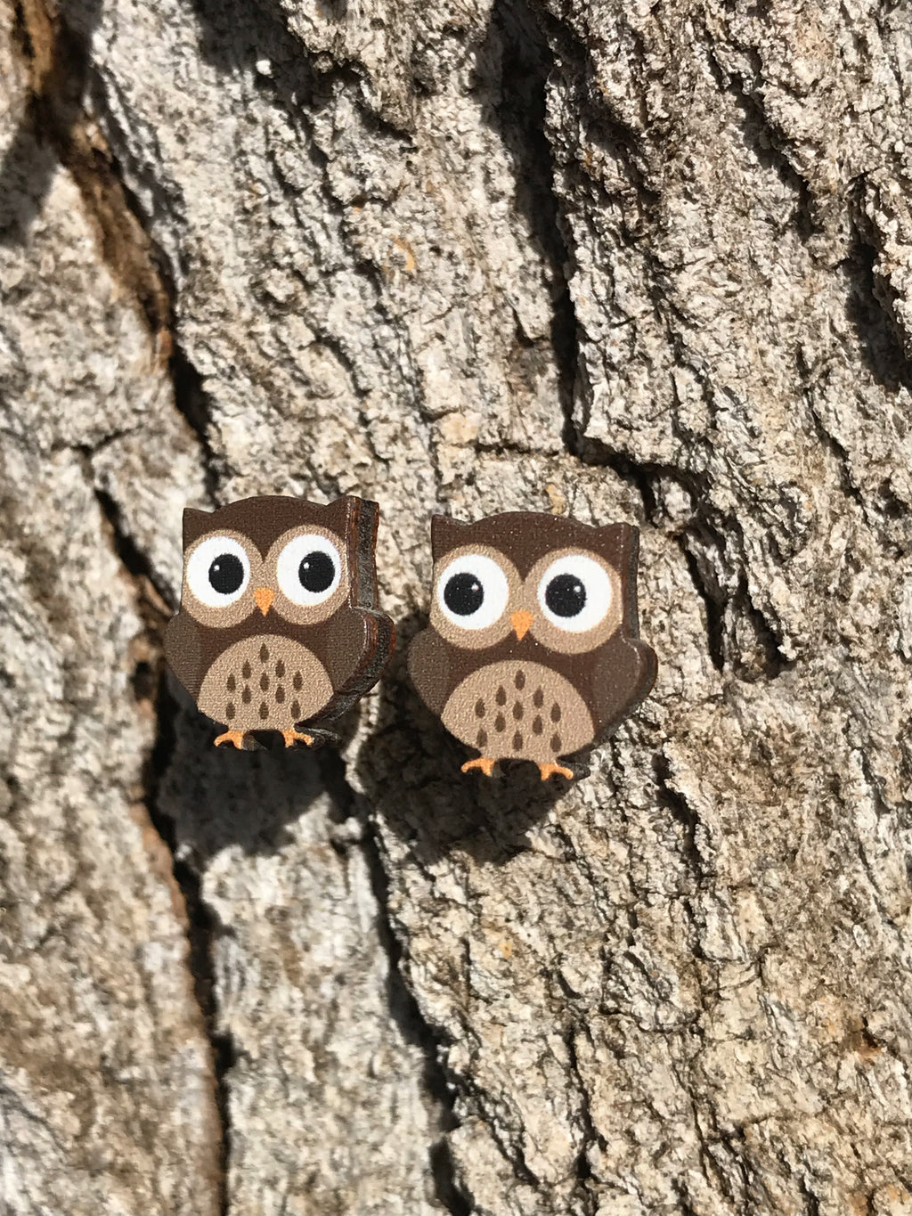 Owl Stud Earrings #3071