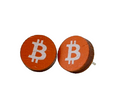 Bitcoin Stud Earrings #3079