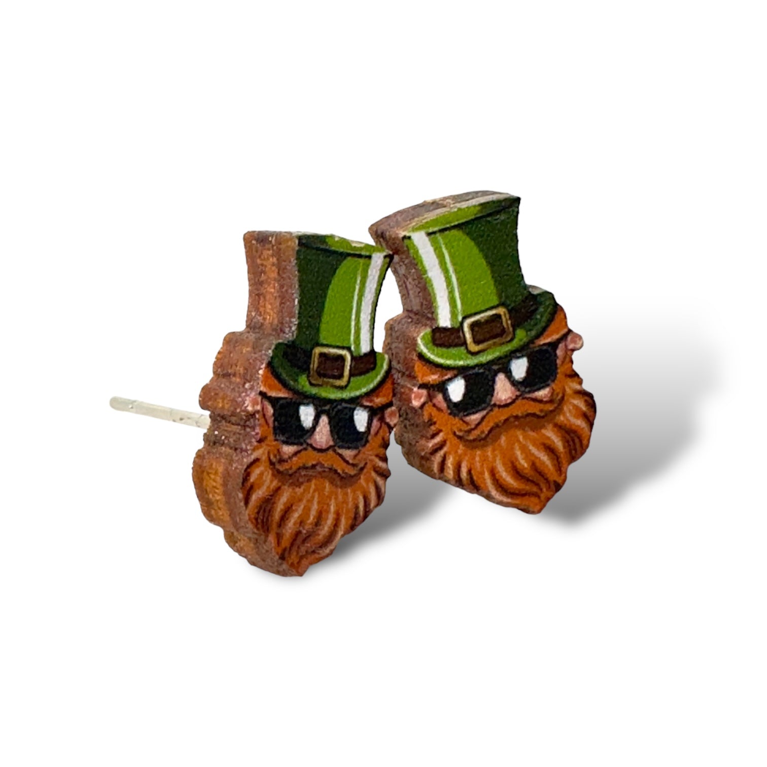 Leprechaun Stud Earrings #3101