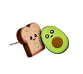 Avocado Toast Stud Earrings #3102