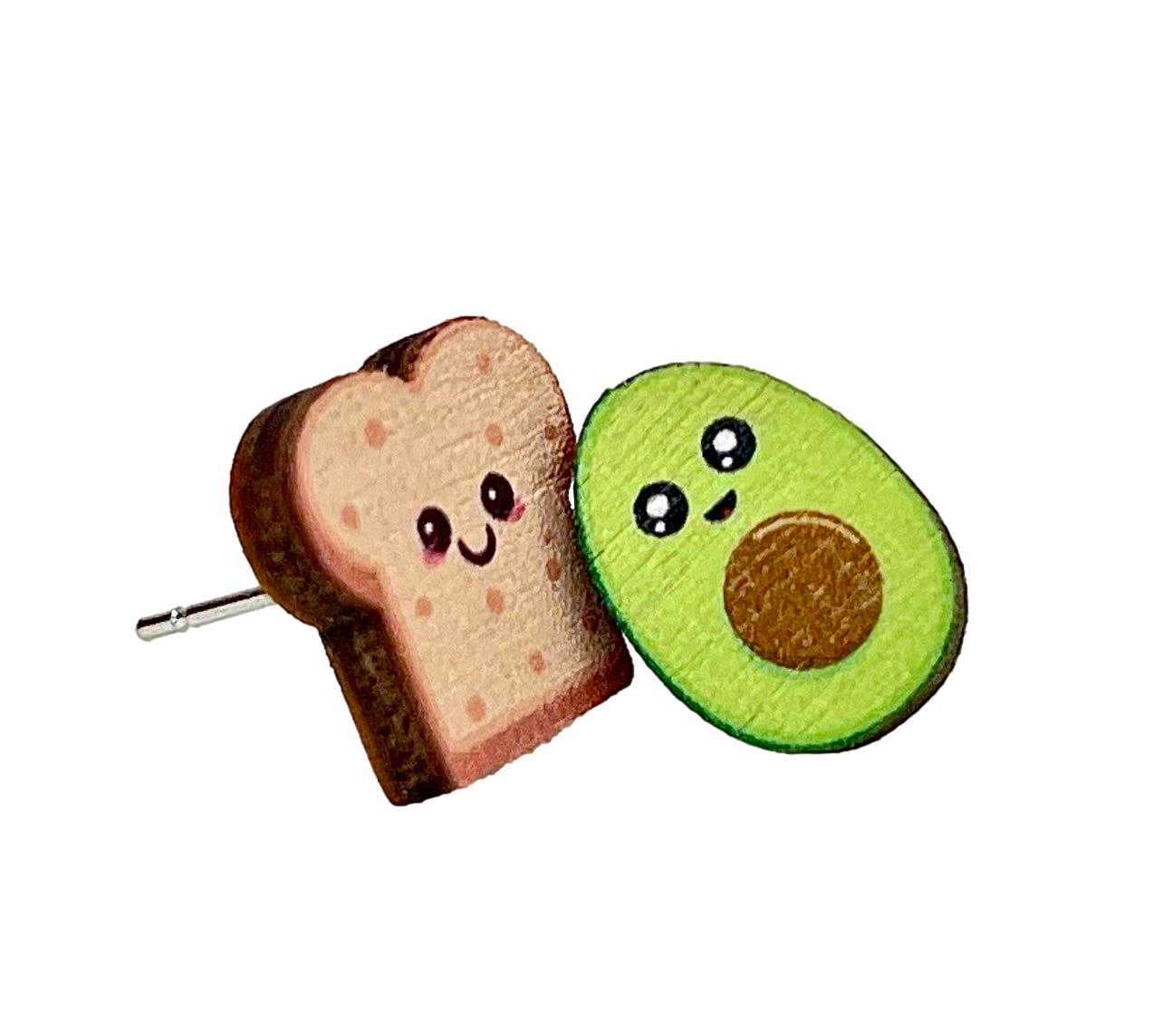 Avocado Toast Stud Earrings #3102