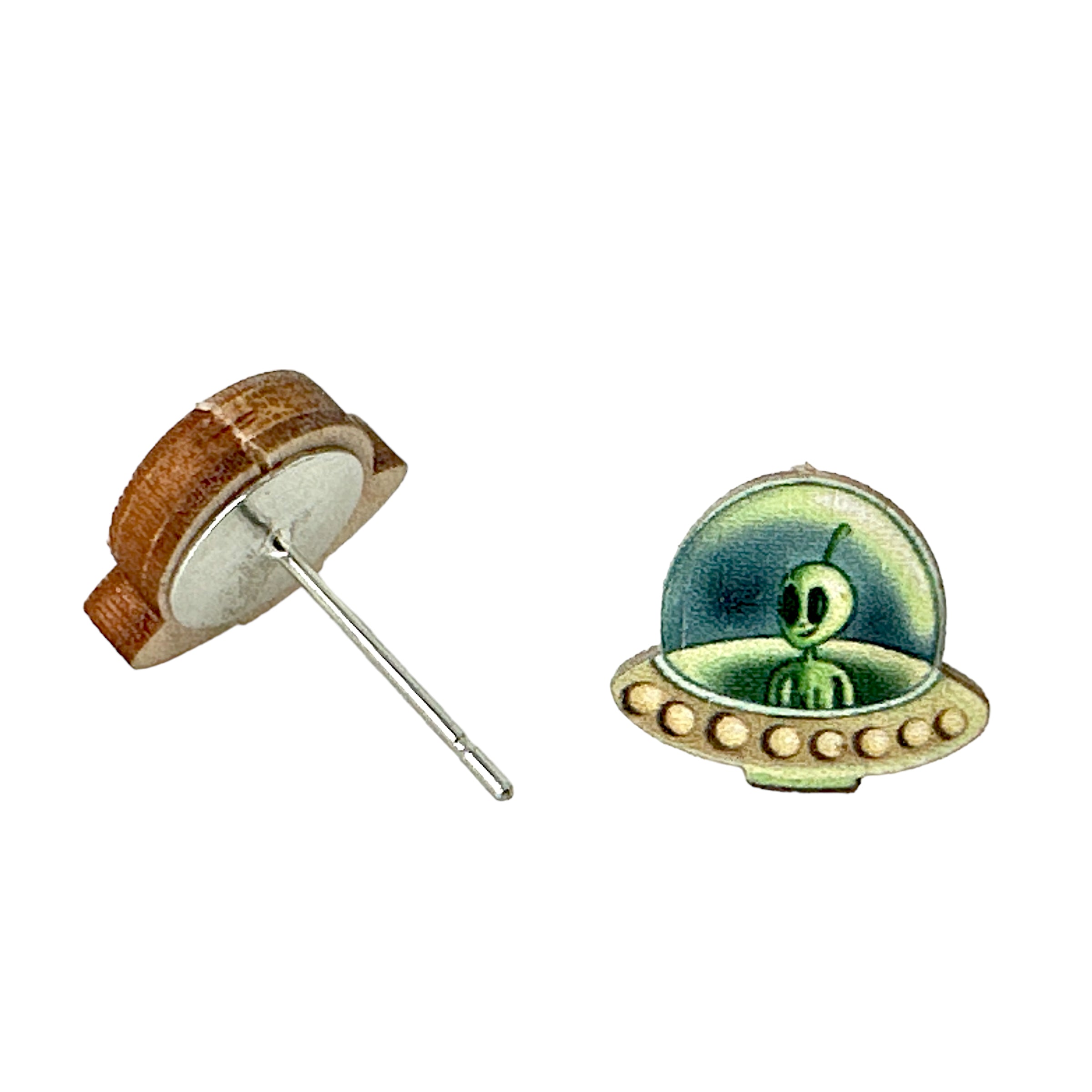 Alien Stud Earrings #3111