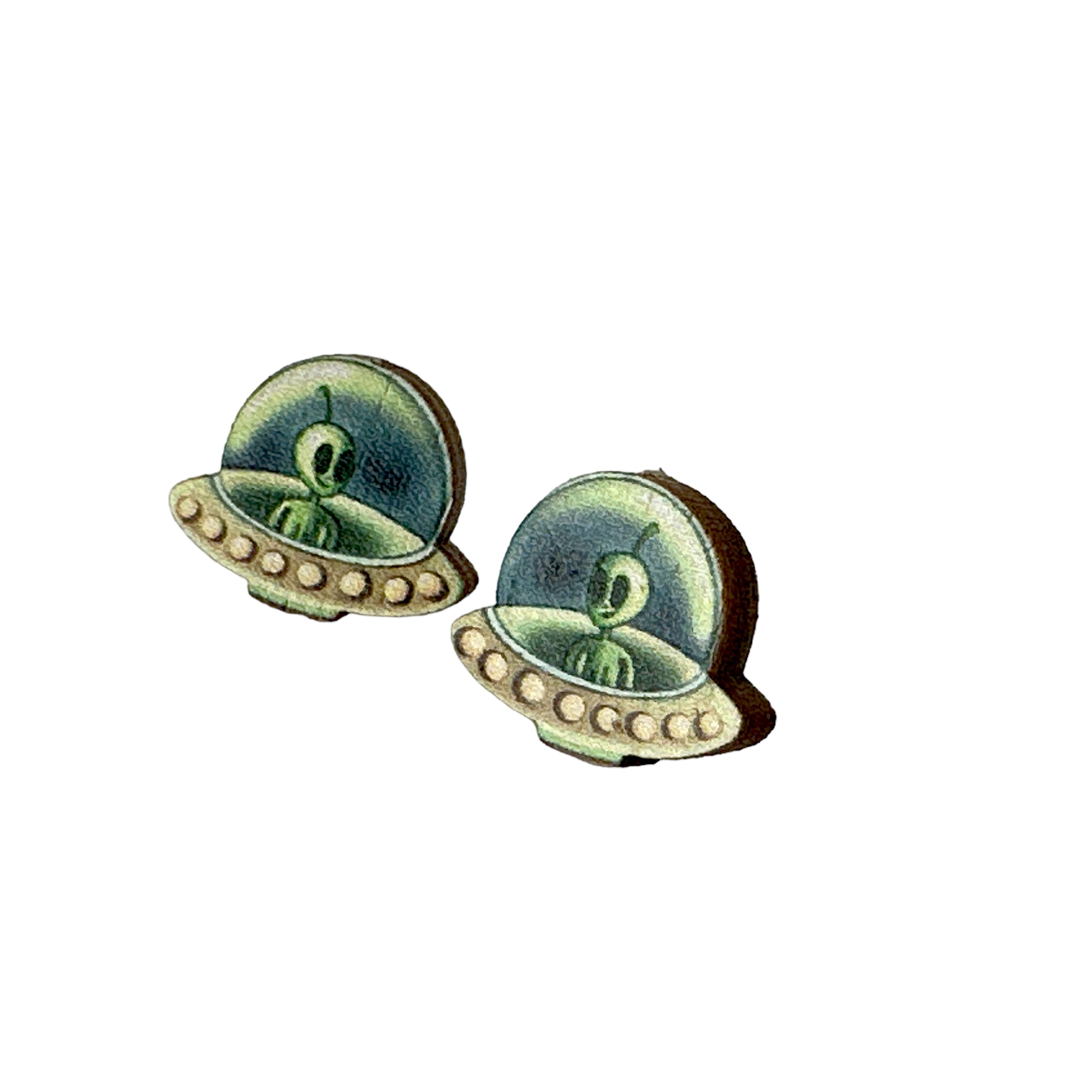 Alien Stud Earrings #3111