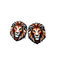 Lion Stud Earrings #3113