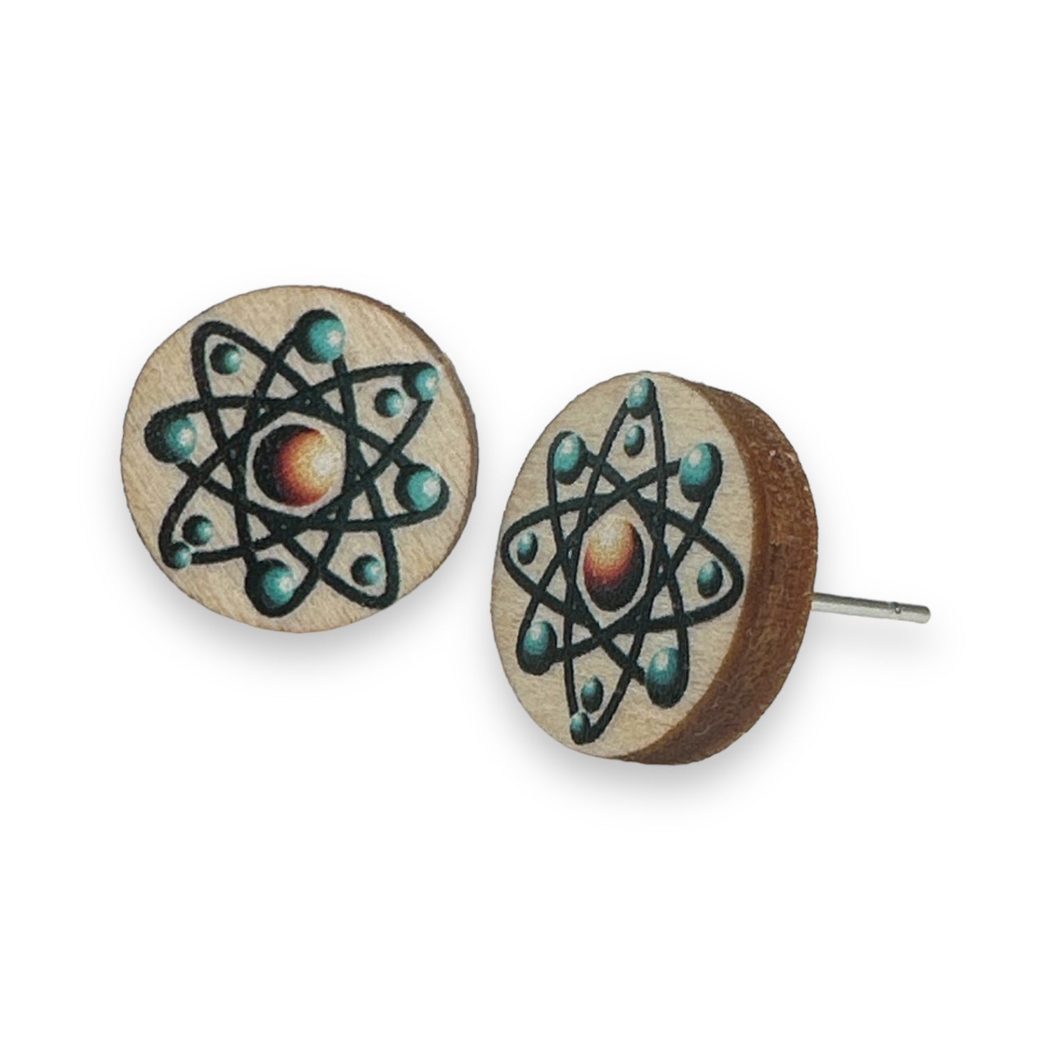 Atom Stud Earrings #3122