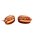 Hot Dog Stud Earrings​ #3129