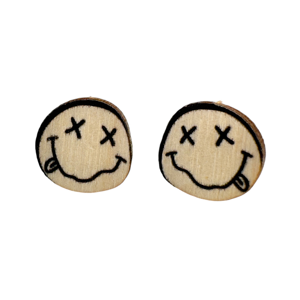 Shangri la Grungy Stud Earrings #3134