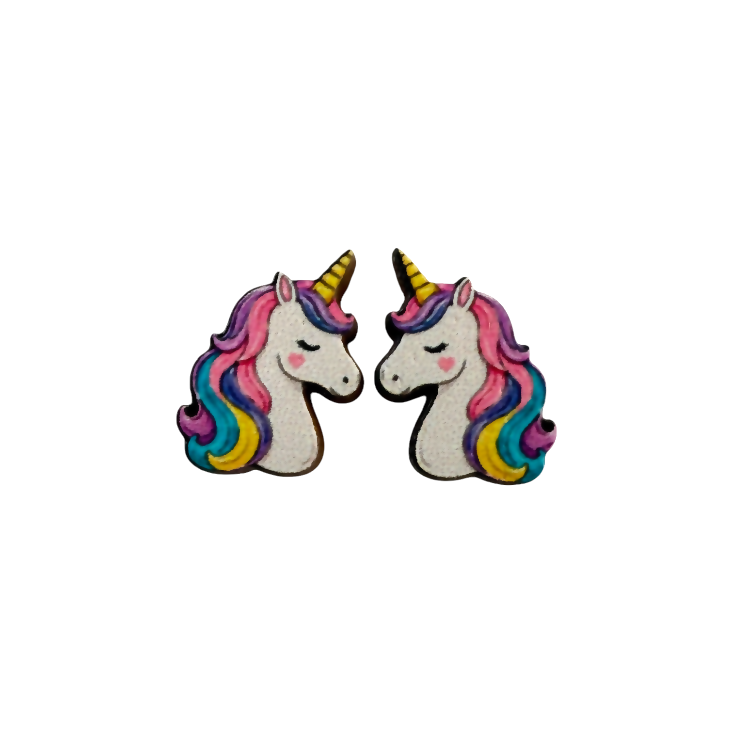 Unicorn stud earrings
