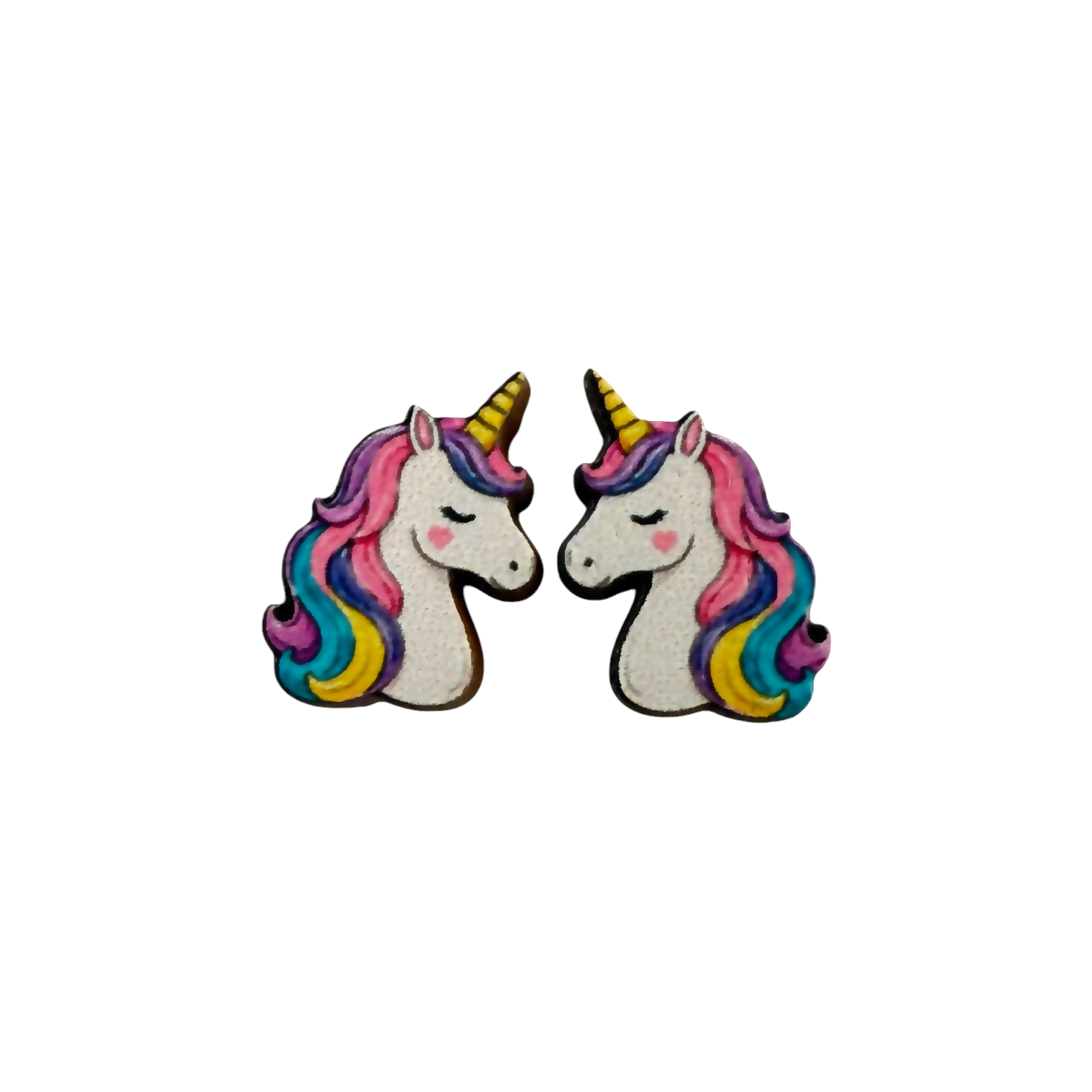 Unicorn stud earrings