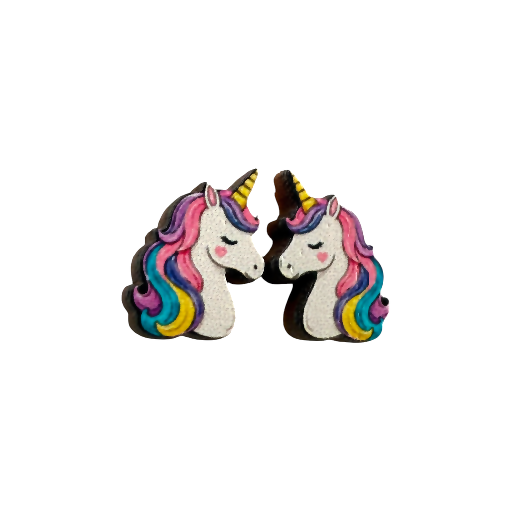 Unicorn stud earrings