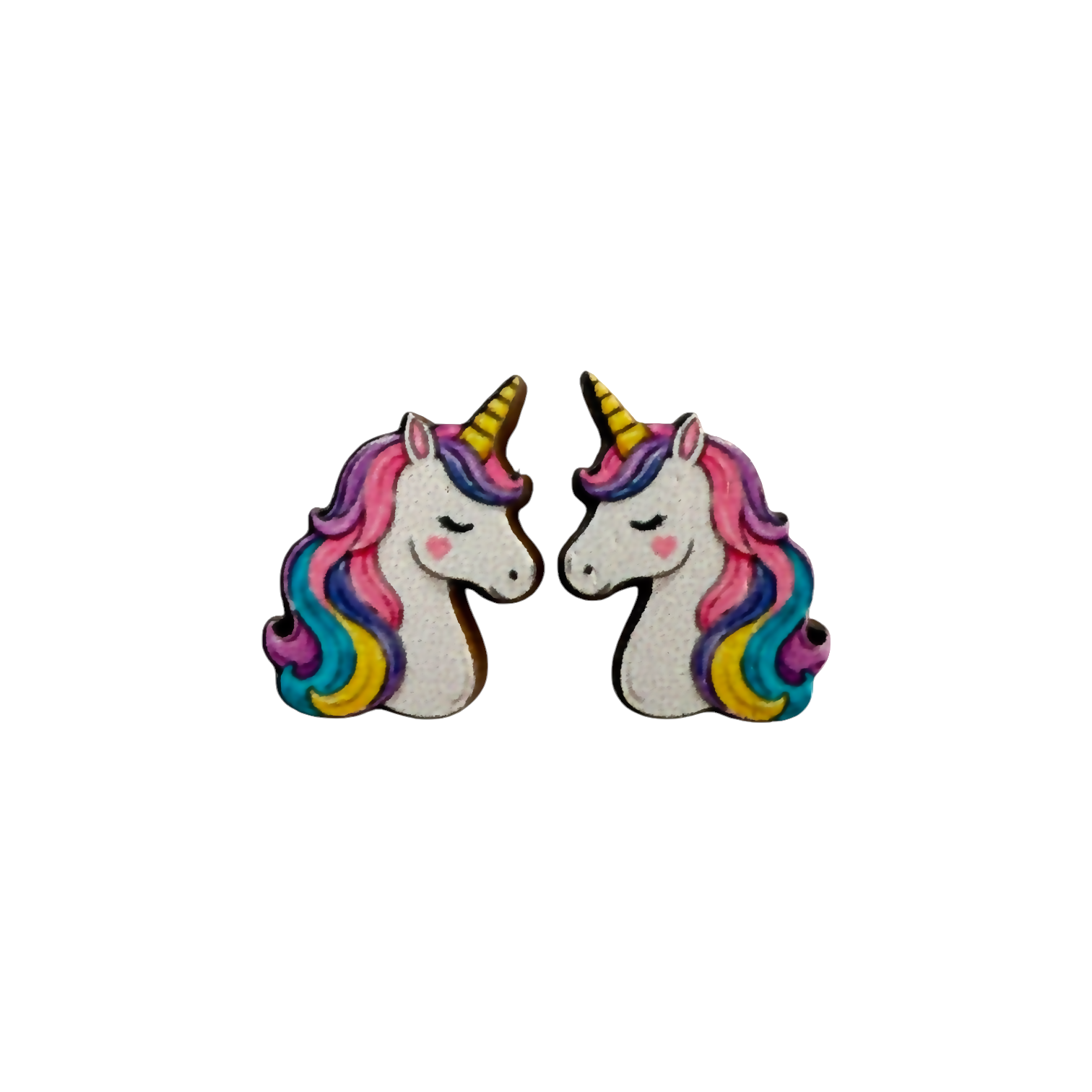 Unicorn stud earrings