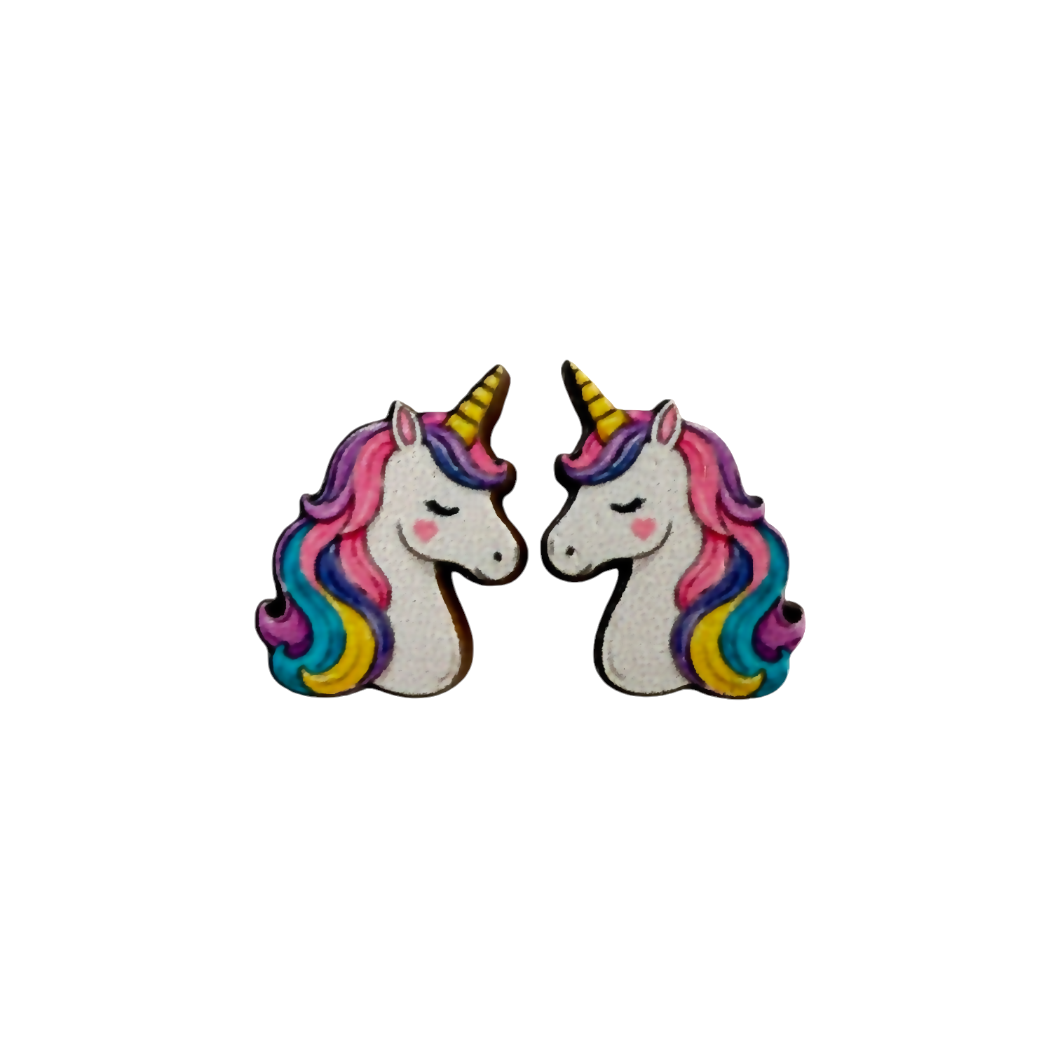 Unicorn stud earrings
