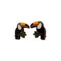 Toucan stud earrings