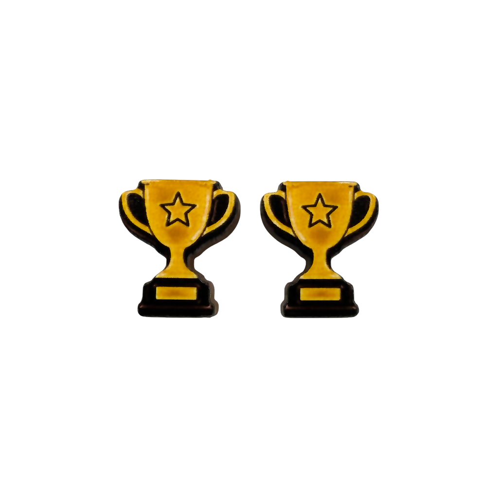 Trophy stud earrings