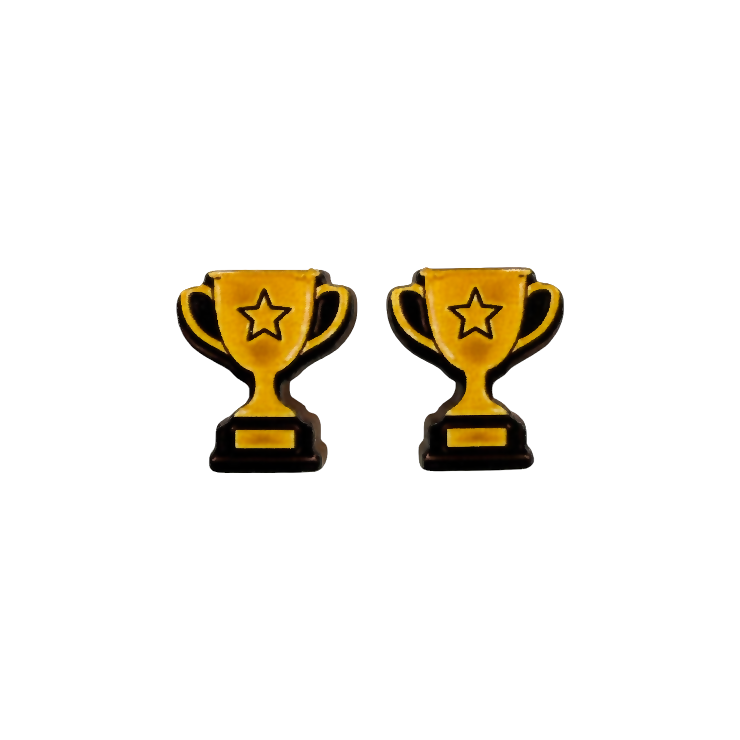Trophy stud earrings