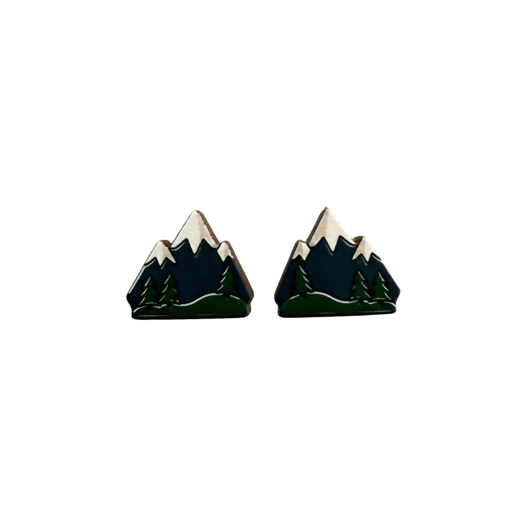 Mountains stud earrings