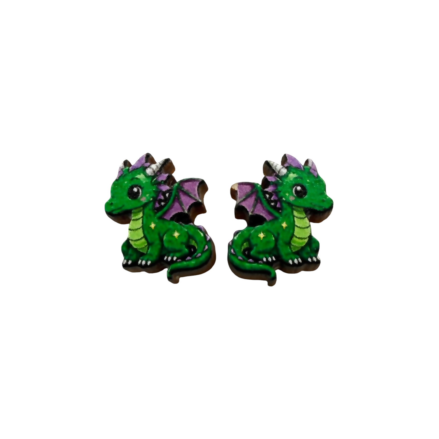 Dragon stud earrings