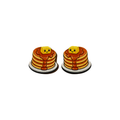 Pancakes stud earrings