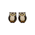 Owl stud earrings