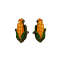 Corn stud earrings