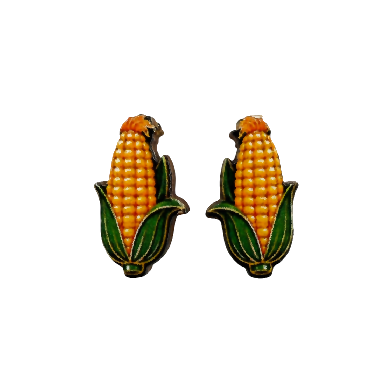 Corn stud earrings