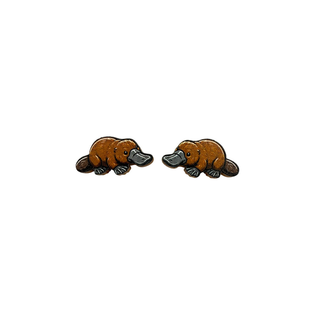 Playful Platypus Stud Earrings #3405