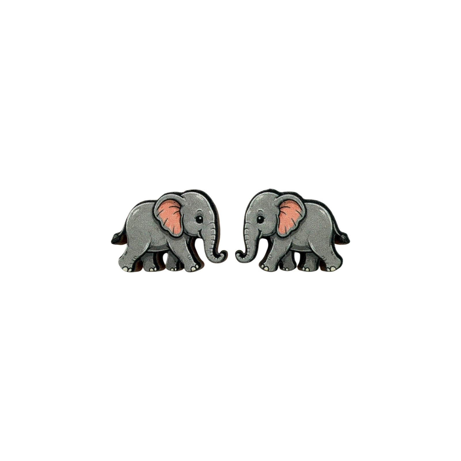Little Trunk Elephant Stud Earrings #3409