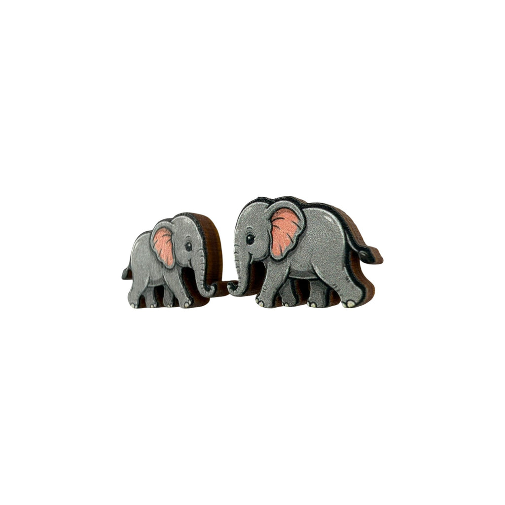 Little Trunk Elephant Stud Earrings #3409