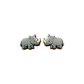 Rhino Calf Stud Earrings #3410