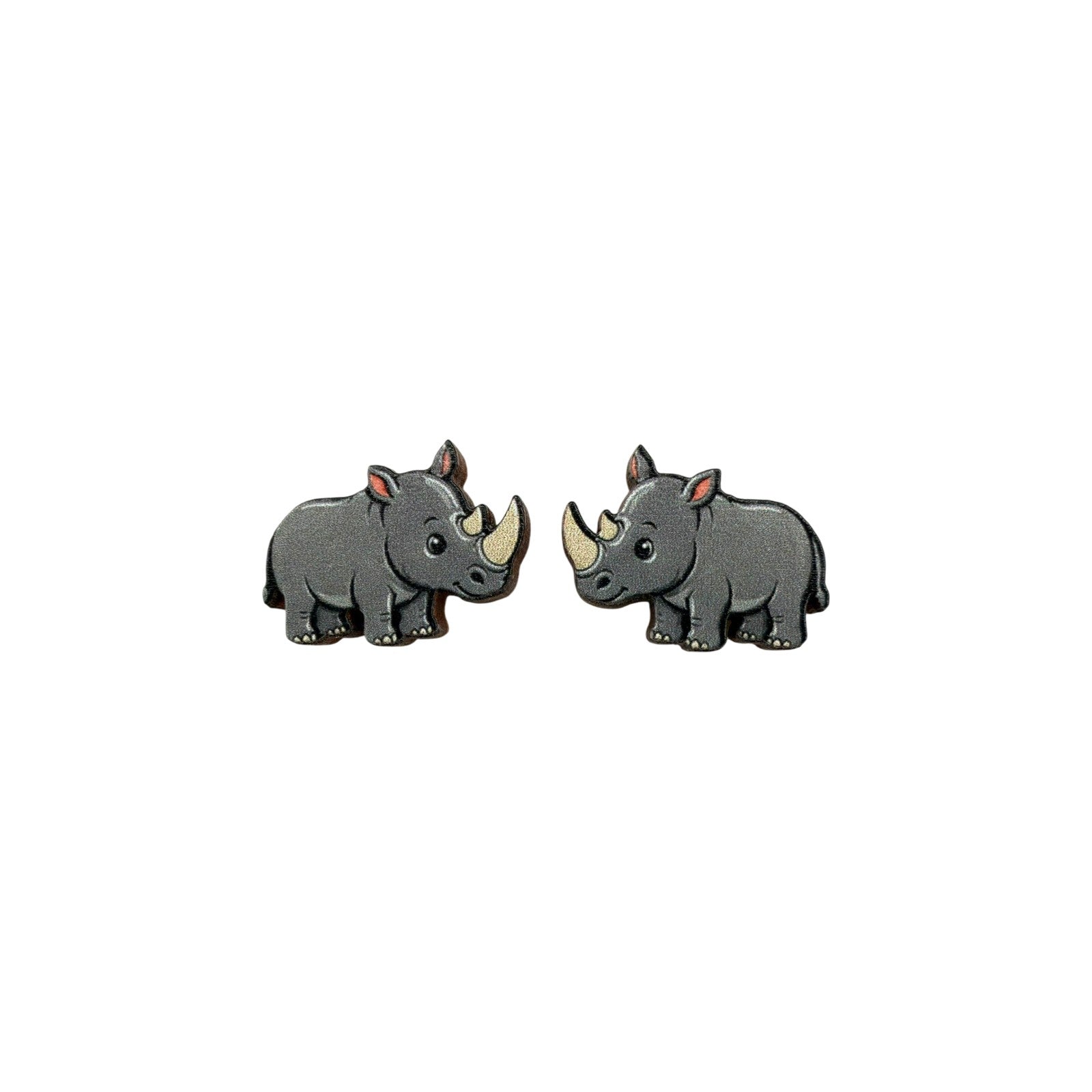 Rhino Calf Stud Earrings #3410