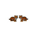 Tiger Cub Stud Earrings #3411