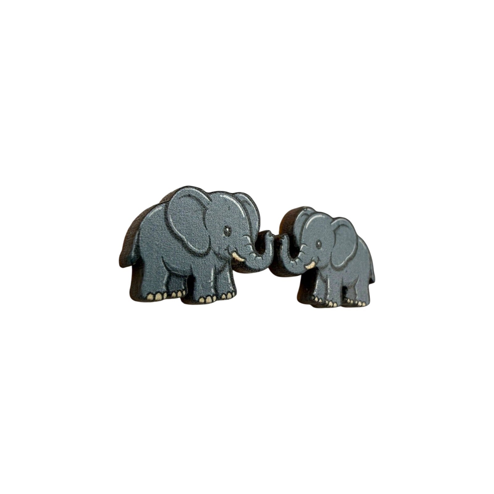 Trunk Hug Elephant Stud Earrings #3414