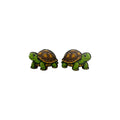 Garden Tortoise Stud Earrings #3415