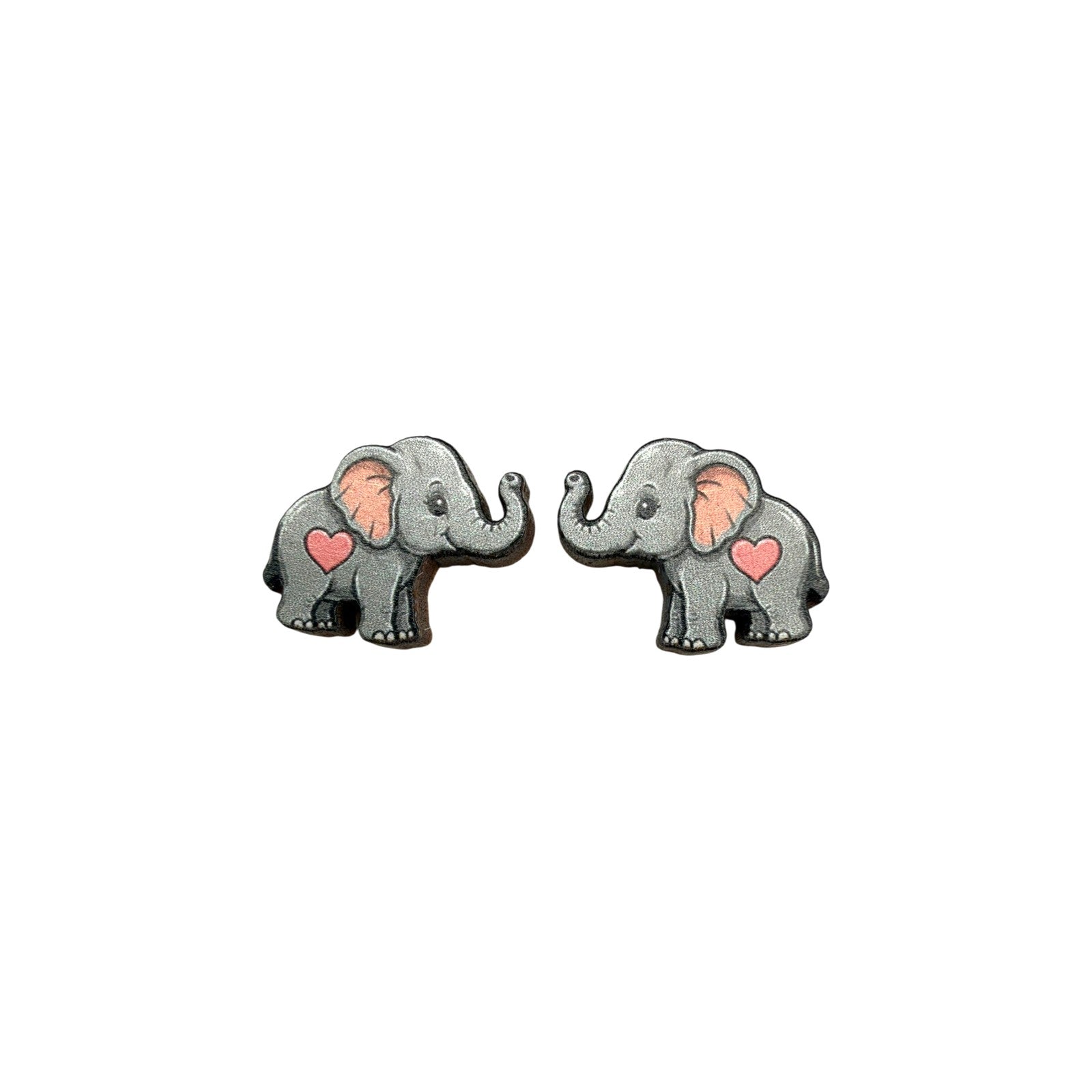Elephant Sweetheart Stud Earrings #3416