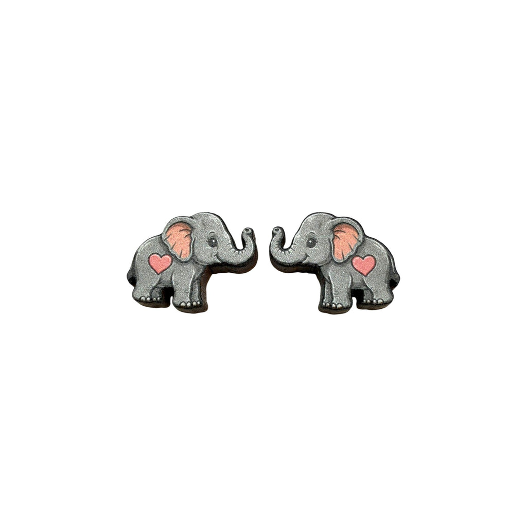 Elephant Sweetheart Stud Earrings #3416