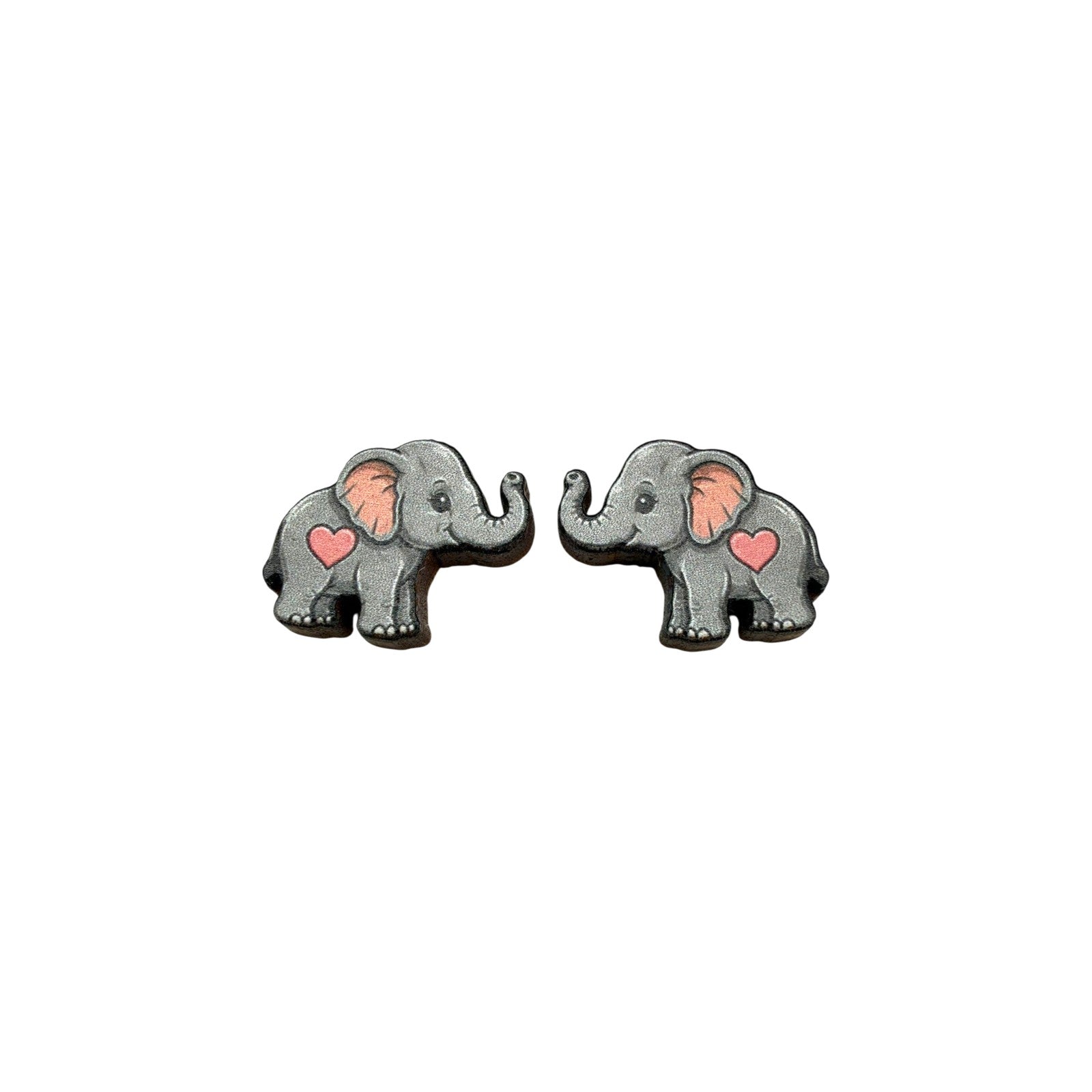 Elephant Sweetheart Stud Earrings #3416