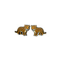 Jaguar Cub Stud Earrings #3417
