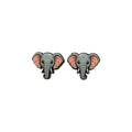 Elephant Gaze Stud Earrings #3418