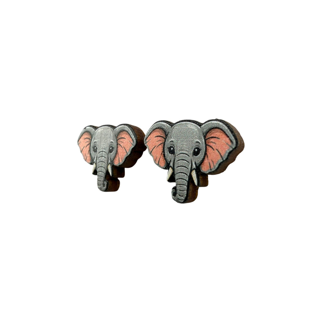 Elephant Gaze Stud Earrings #3418