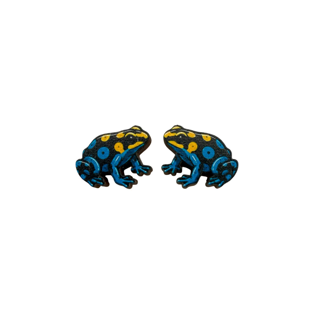 Poison Dart Frog Stud Earrings #3420